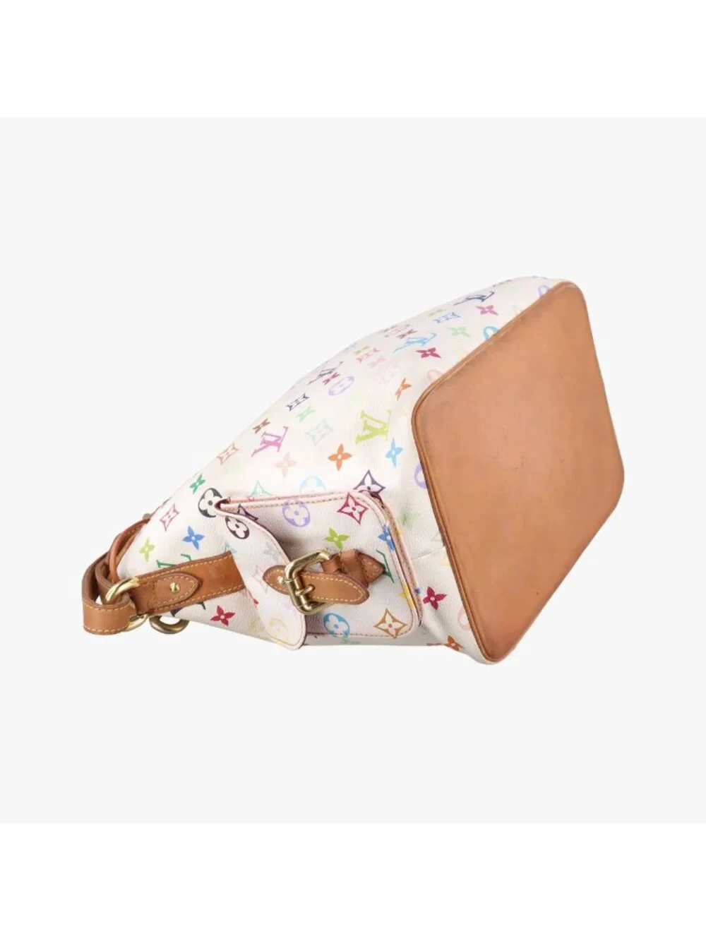 Louis Vuitton Petit Noe Blanc Monogram Multicolor